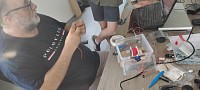laurent entouré des stagiaires arduino